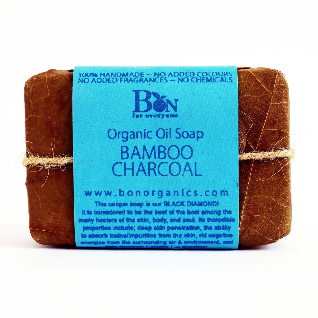 Bamboo Charcoal Soap - Bon Organics - 100gm