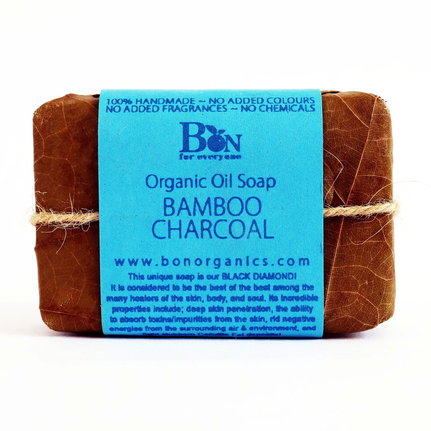 Bamboo Charcoal Soap - Bon Organics - 100gm