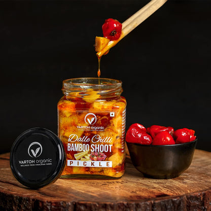 Dalle Bamboo Shoot Pickle - Indian - Vartoh Organic - 250gm