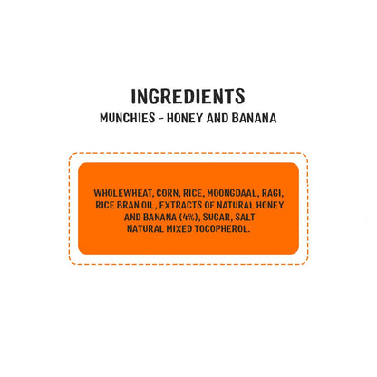 Banana &amp; Honey Stars for Kids – Low Sugar &amp;amp; Low Salt - Timios – 30gm