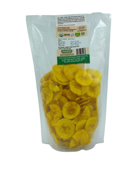 Chips | Banana Chips - MRT Organics - 100gm
