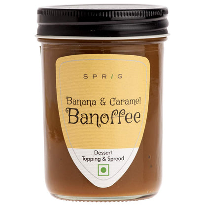 Banoffee | (Banana &amp;amp; Caramel) - Dessert Topping &amp;amp; Spread – Sprig – 290gm