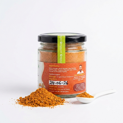 Spices | Barbeque Rub (Sweet &amp; Sweet) -Vegan, Gluten Free, Seasoning- Organic Ingredients, No Refined Used, No Emulsifiers &amp; Stabilisers &amp; No Artificial Ingredients - Nature&