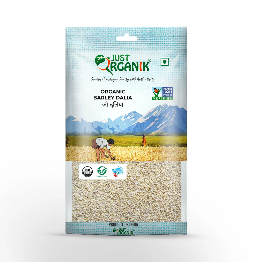 Barley Dalia | USDA Organic - Just Organik - 500gm