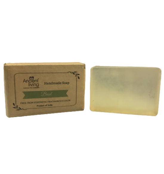 Basil Handmade Glycerin Soap – Ancient living - 100gm