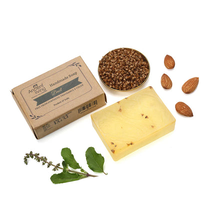 Soap | Basil Luxury Handmade Soap -  Ancient Living - 100gm