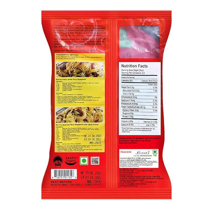 Basmati Rice Spaghetti – Gluten Free, Cholesterol Free &amp;amp; Fat Free - Peacock-  200gm