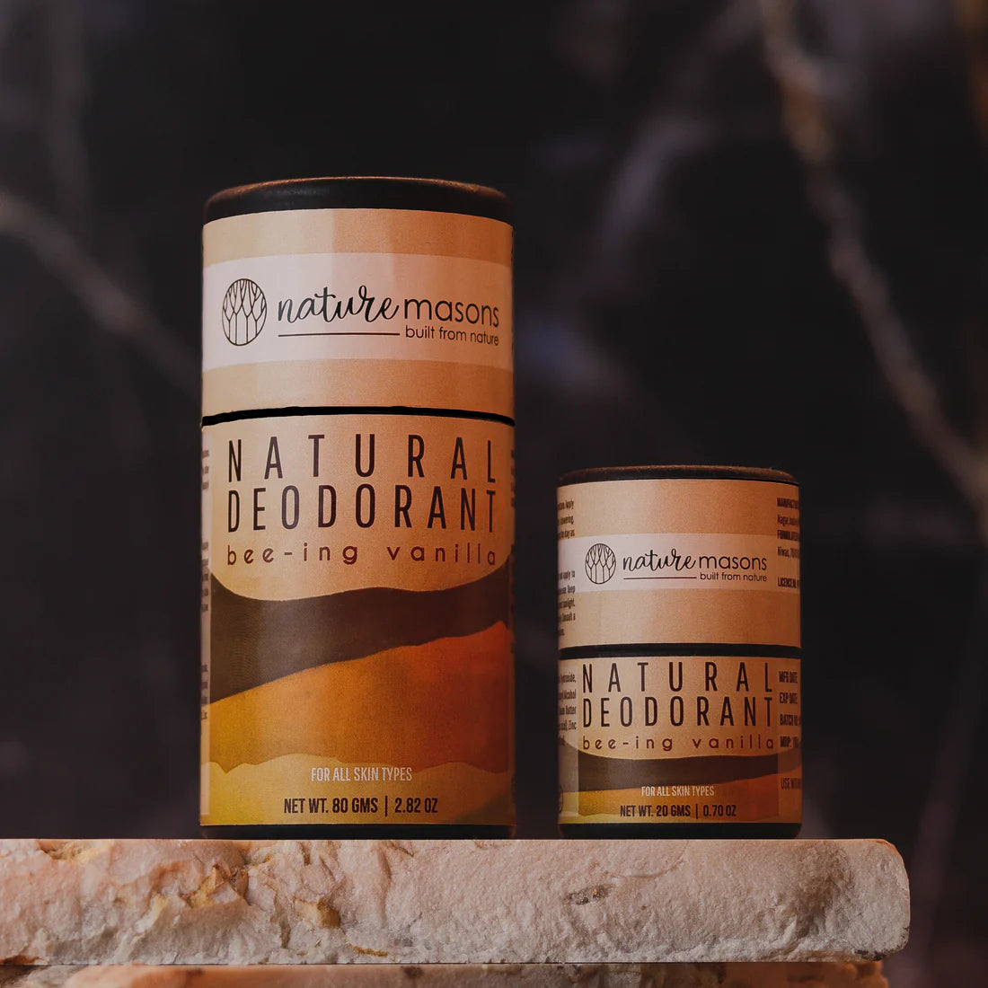 Deodorant | Bee-ing Vanilla - Natural Deodorant - For All Skin Types - Vegan - Nature Masons - 20gm