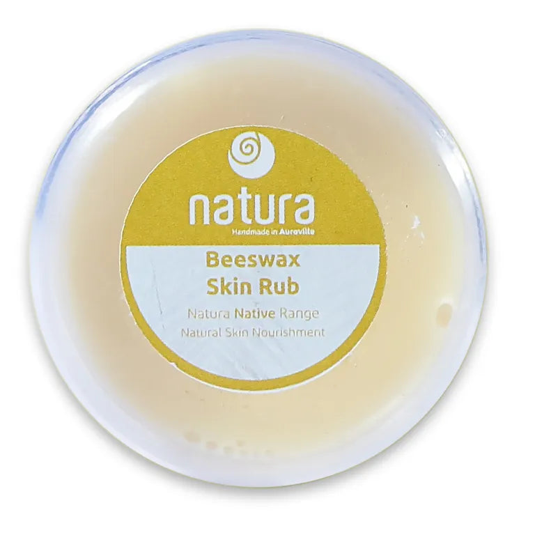 Skin Rub | Beeswax Skin Rub - Chemical Free, No Added Colorants Or No Fragrances – natura – 30gm