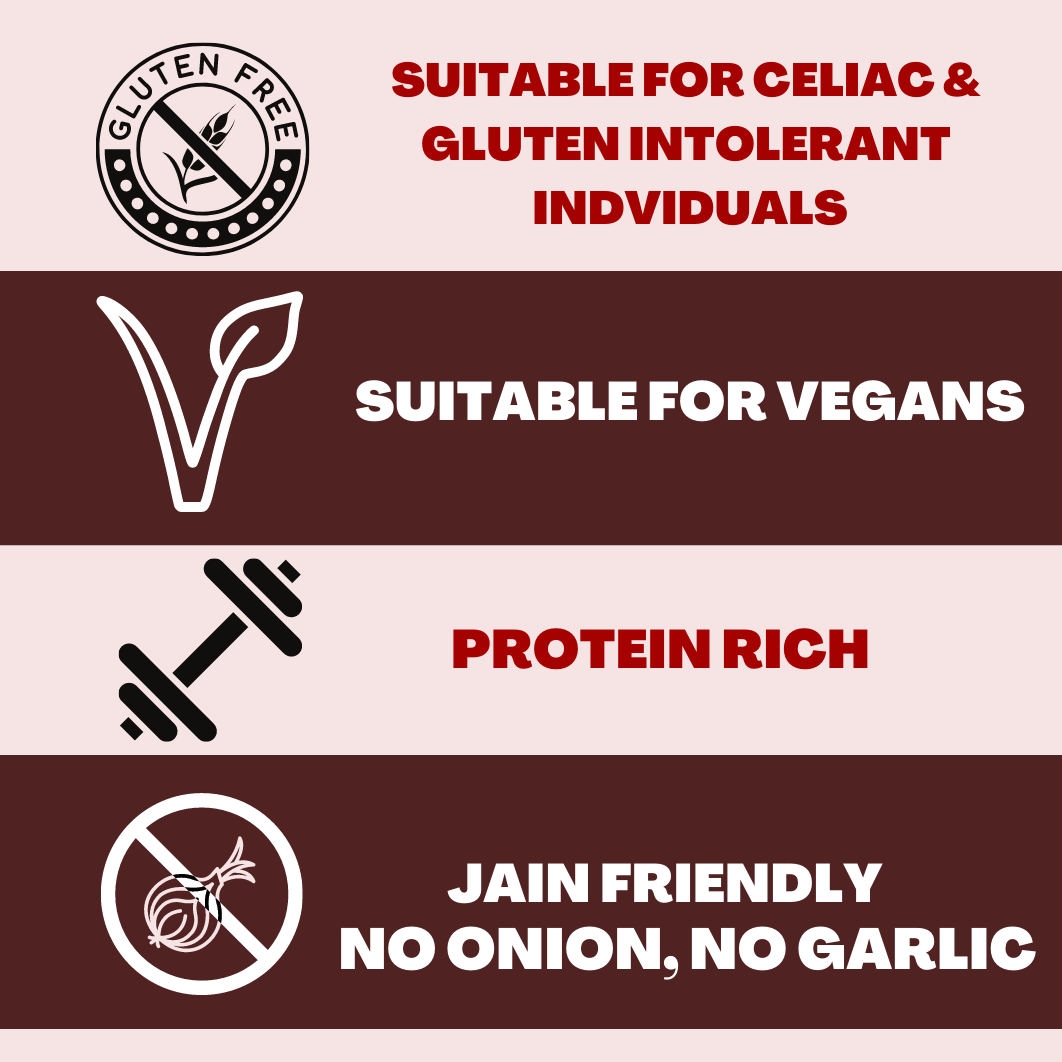 Beetroot Noodles – Gluten Free, Rich In Protein, Rich In Fiber, No Maida, No Onion &amp;amp; No Garlic - Naturally Yours – 100gm