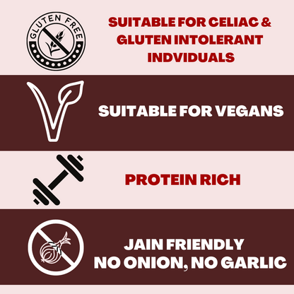 Beetroot Noodles – Gluten Free, Rich In Protein, Rich In Fiber, No Maida, No Onion &amp;amp; No Garlic - Naturally Yours – 100gm