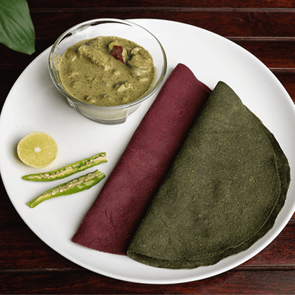 Beetroot Roti | Wrap - Tortilla - Vegan, Gluten Free, Grain Free, No Maida, No Gmo, Diabetic Friendly &amp;amp; Zero Trans Fat - Get Sorted - (Pack Of 5) - 300gm