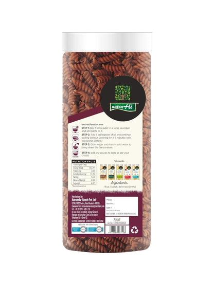 Pasta | Beetroot -Vegan, Gluten Free, No Maida, No Wheat, No Added Flavour &amp;amp; No Added Preservatives - NutraHi - 200gm