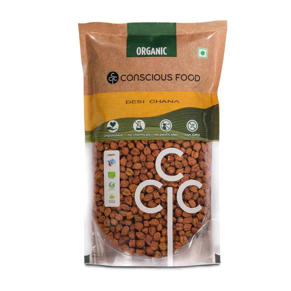 Bengal Gram Desi Chana - Conscious Food - 500gm
