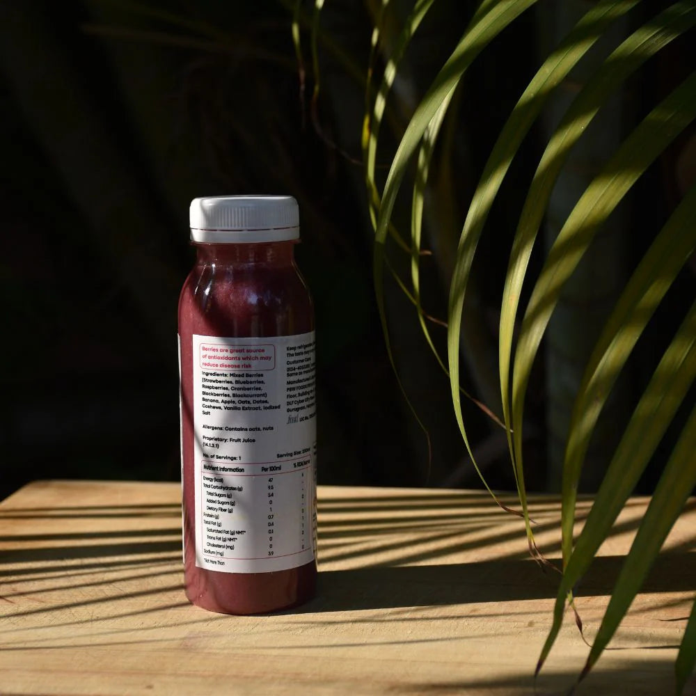 Juice | Antioxidant Rich (Berry Blast) -100% Vegan - No Added Preservatives ,Lactose-free, No Refined Sugars , Synthetic Colors-Plant Based Whole Food- 250ml