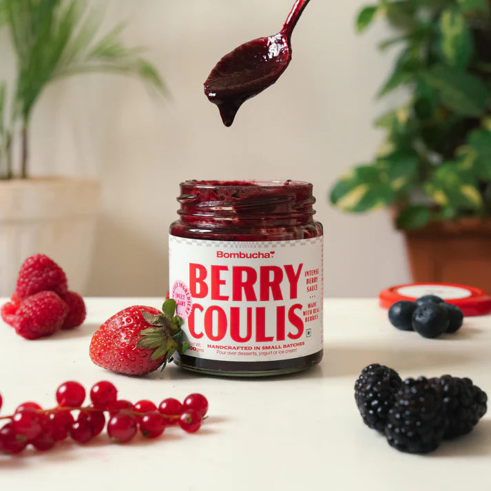 Berry Coulis | (Made With Real Berries) - Sweet &amp; Tart - Bombucha - 200gm