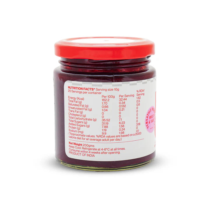 Berry Coulis | (Made With Real Berries) - Sweet &amp; Tart - Bombucha - 200gm