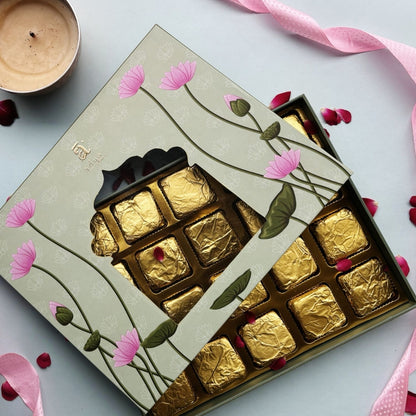 Burfi | Besan Jaggery Burfi (Made From A2 Ghee, Jaggery, Stoneground Besan, Pumpkin Seeds &amp;amp; Almonds) - Handcrafted - Gut Friendly, Chemical Free &amp;amp; Pesticide Free- Adya Organics - 400gm