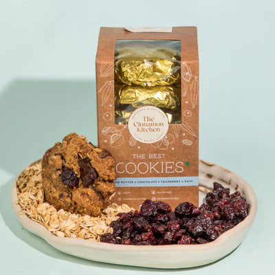 Best Cookies - Vegan, Gluten Free, Sugar Free, Lactose Free, Low Calorie &amp; PCOS Friendly - The Cinnamon Kitchen - Pack Of 2