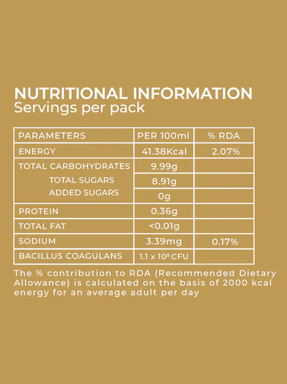Better Digest | Your Daily Fix For A Happy Gut - Coconut Water - Pineapple - Apple Cider Vinegar - Ginger - Lemon - Bacillus Coagulans - Cold Pressed - Vegan, Gluten Free, Non GMO, No Added Sugar &amp; Preservatives Free - Better Shot - 100ml