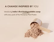 Protein Powder | Coconut Peppermint Plant Protein (24gm Protein Per Serving )– No Nonsense - Gut Friendly, Lactose Free, No Trans Fat, Soy Free, No Added Sugar, Stevia, Gums, Enzymes &amp; No Added Artificial Flavours - Cosmix – 38gm