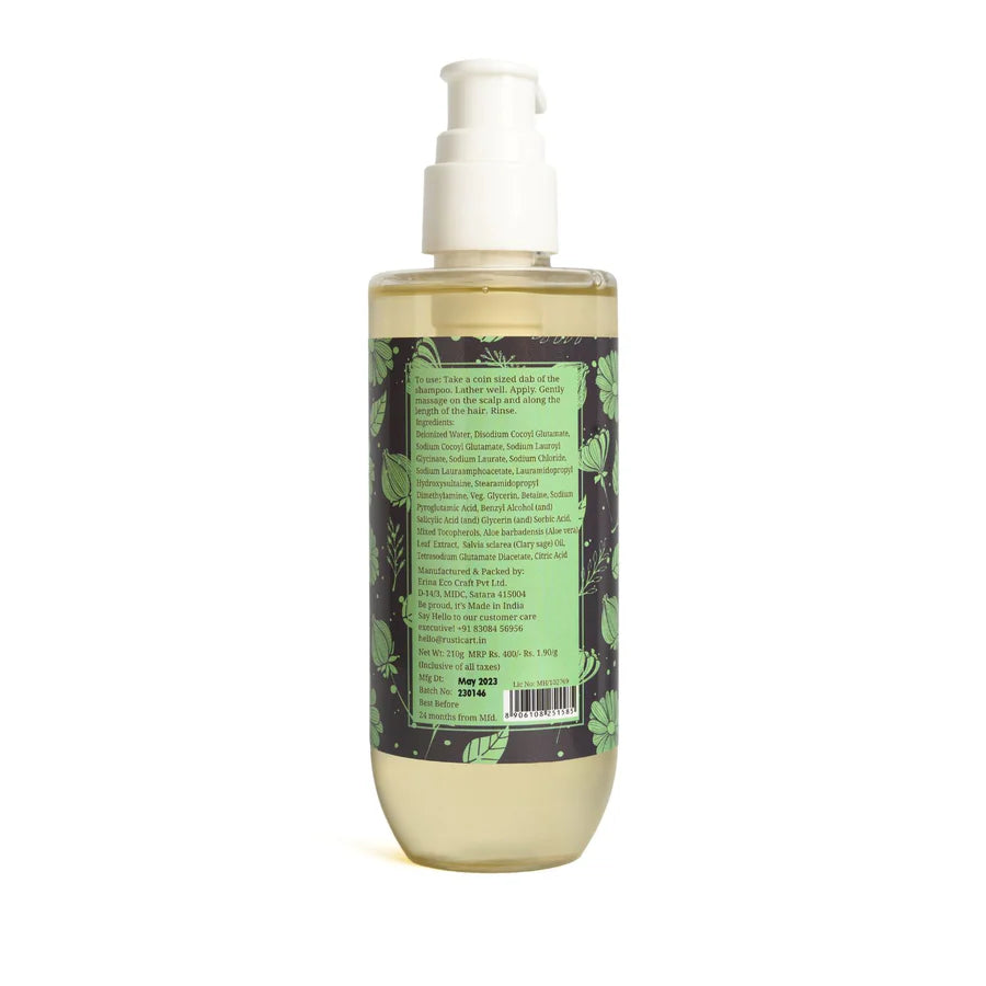 Shampoo | Aloe Clary Sage Shampoo - Rustic Art - 210gm