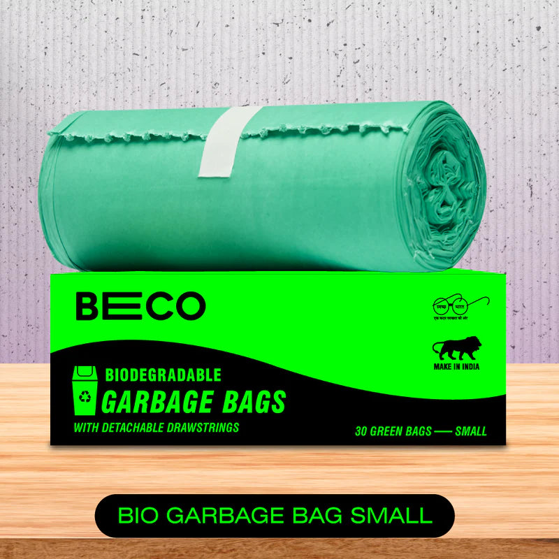 Garbage Bag | Eco Friendly & No Chemical - Beco - (Small) - 30 Green Bags