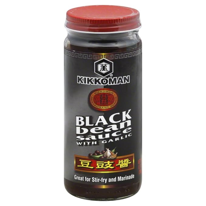 Bean Sauce | Black Bean Sauce (With Garlic) - Great For Stir Fry And Marinade - Kikkoman - 245gm