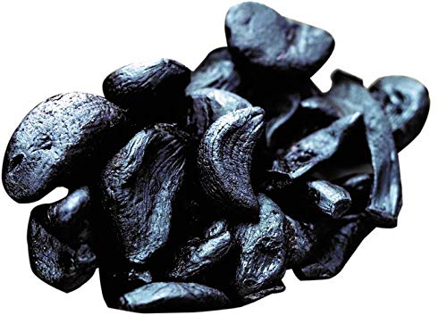 Black Garlic - Ready To Eat Peeled Cloves; Fermented, Non-Pungent &amp;amp; Great Taste - Kasaya Essential - 75gm