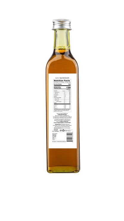 Mustard Oil | Black Mustard Oil – Organic - Wood Pressed Oil – No Added Chemicals &amp;amp; No Added Artificial Preservatives - Satvyk – 1000ml