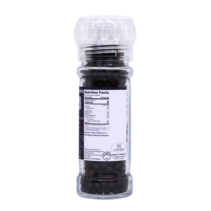 Black Pepper Grinder | Fresh &amp; Strong - Tassyam Organics - 60gm
