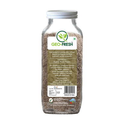 Black Pepper Powder | USDA Organic - Geo-Fresh – 250gm