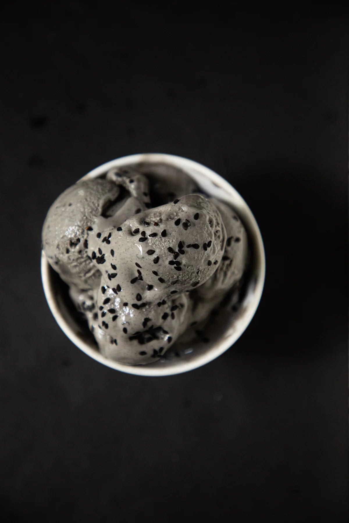 Gelato | Black Sesame Ice Cream – Vegan, Gluten Free, Dairy Free, No Added Preservatives &amp;amp; No Refined Sugar – Nomou – 500ml