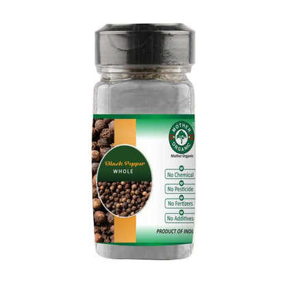 Black Pepper Whole | USDA Organic - Mother Organic - 100gm