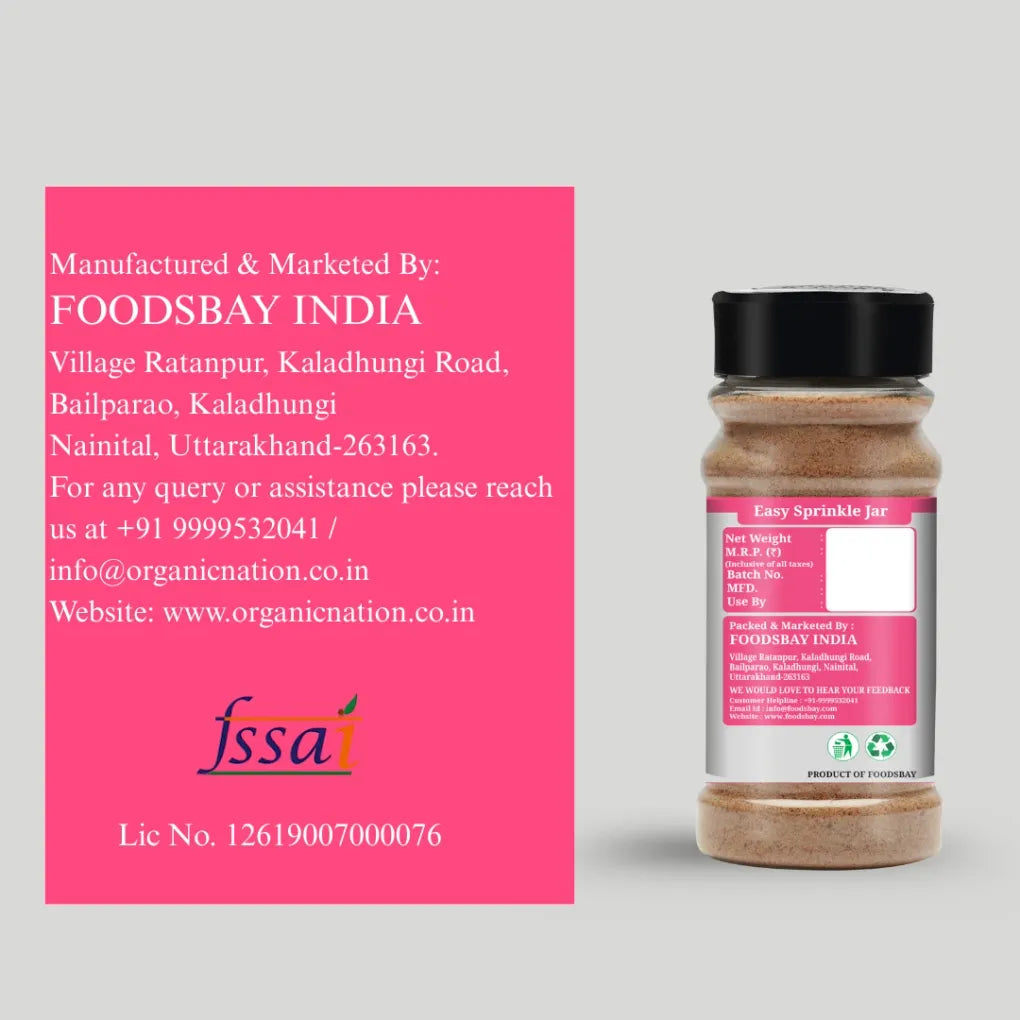 Salt  | Black Salt - Organic Nation - 150gm