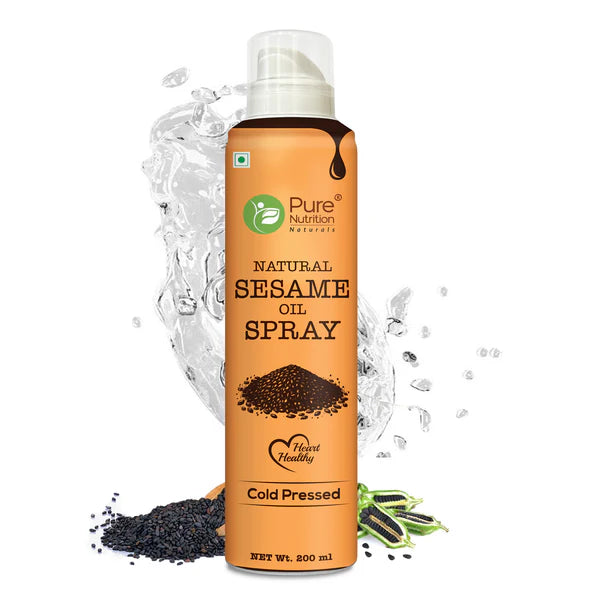 Sesame Oil Spray | 100% Natural – Healthy Cooking – Cold Pressed – High In Nutrients – Pure Nutrition – 200ml