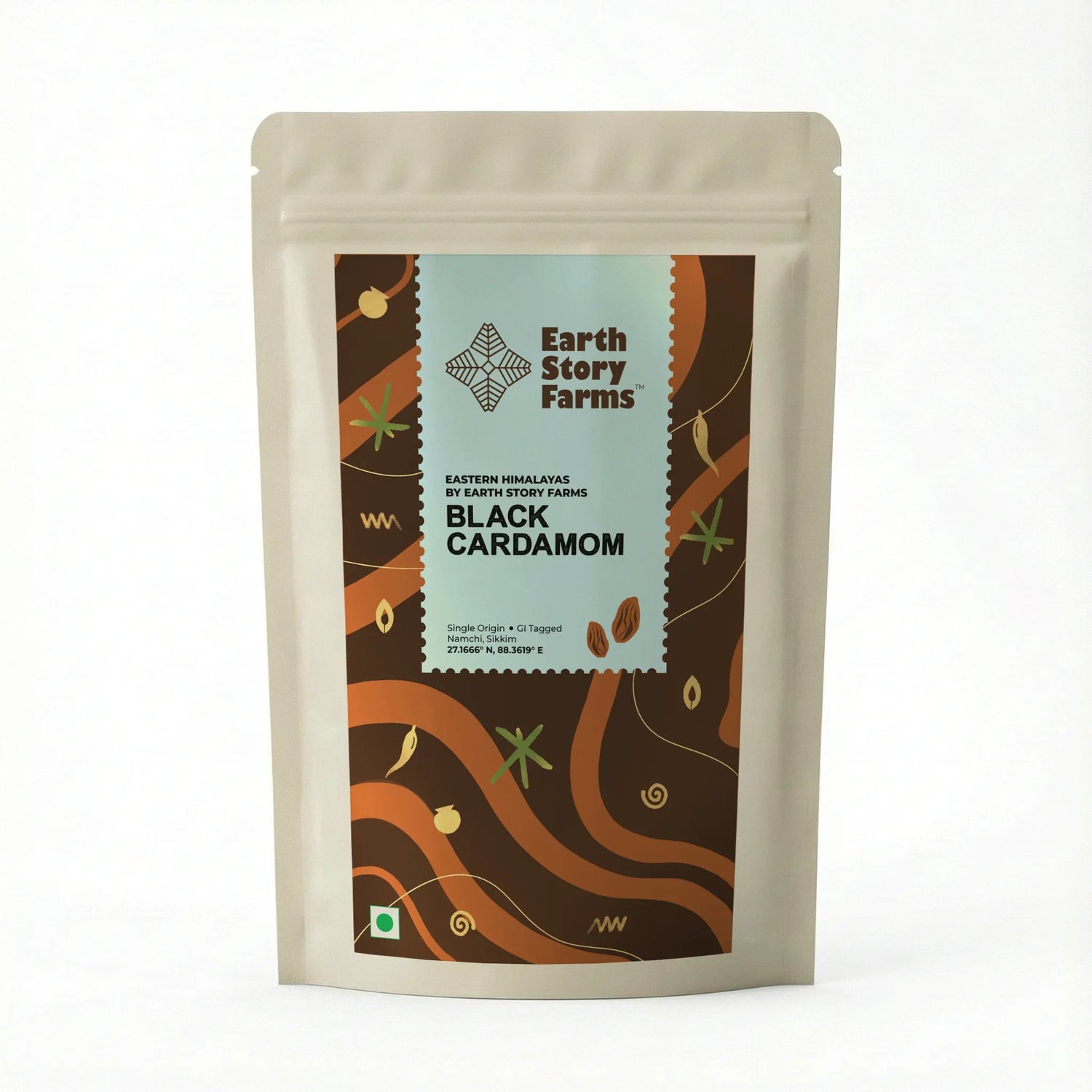 Whole Spices | Black Cardamom- Namchi(Sikkim) - Preservative-Free - Earth Story Farms- 50gm