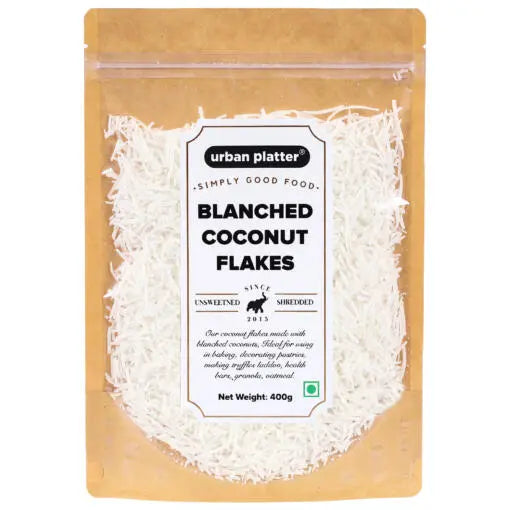 Blanched Coconut Flakes – Urban Platter - 400gm