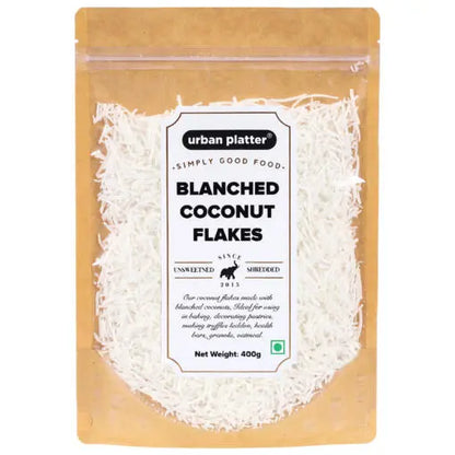 Blanched Coconut Flakes – Urban Platter - 400gm