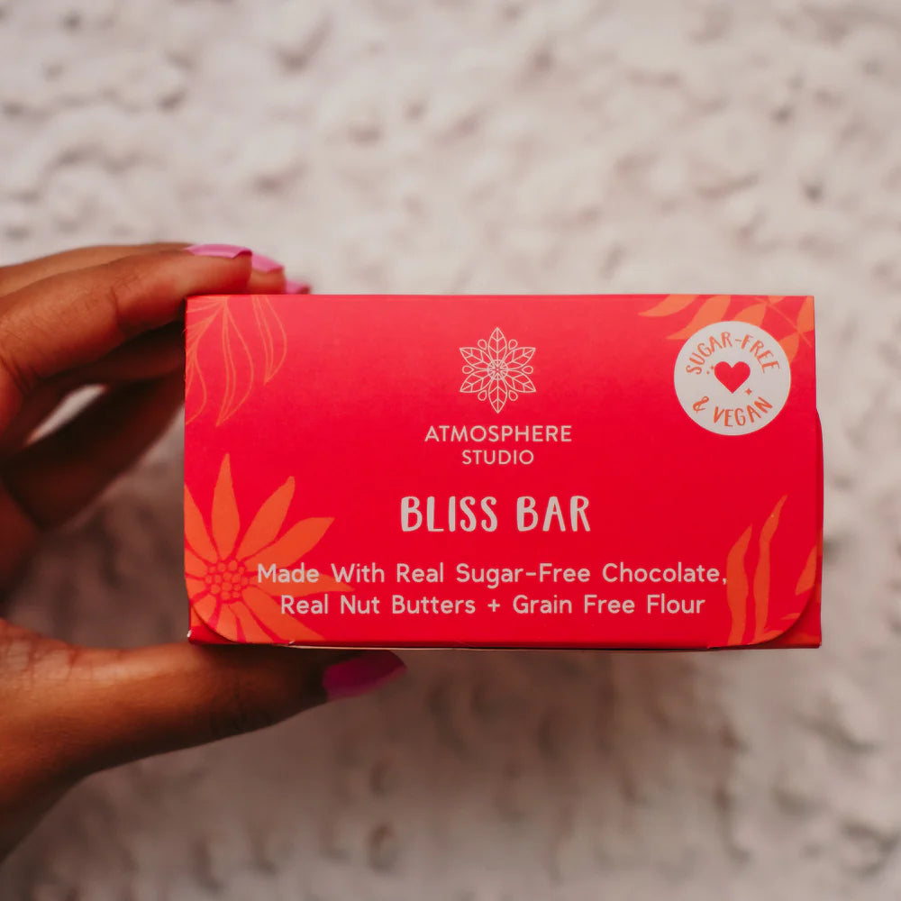 Fudge | Bliss Bar - Vegan, Gluten Free, Sugar Free, Dairy Free & Grain Free - Atmosphere - (2 Piece) - 48gm