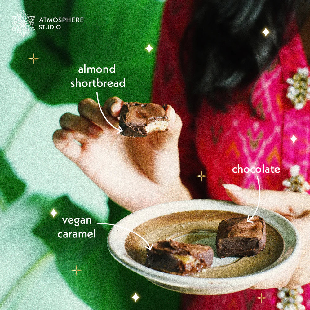 Fudge | Bliss Bar - Vegan, Gluten Free, Sugar Free, Dairy Free & Grain Free - Atmosphere - (2 Piece) - 48gm