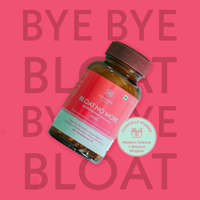 Bloat No More | Bromelain, N - Acetyl L - Cysteine, Papain, Insital Capsules - Supports The Body&