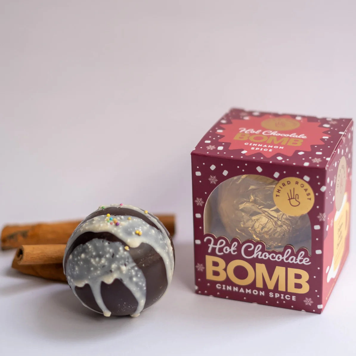 Hot Chocolate Bomb | Cinnamon Spice - Third Roast - 1 Bomb (45gm)