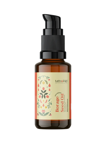 Borage Seed Oil | Pure - Treating Acne - USDA Organic - Vegan - Tattvalogy - 50ml