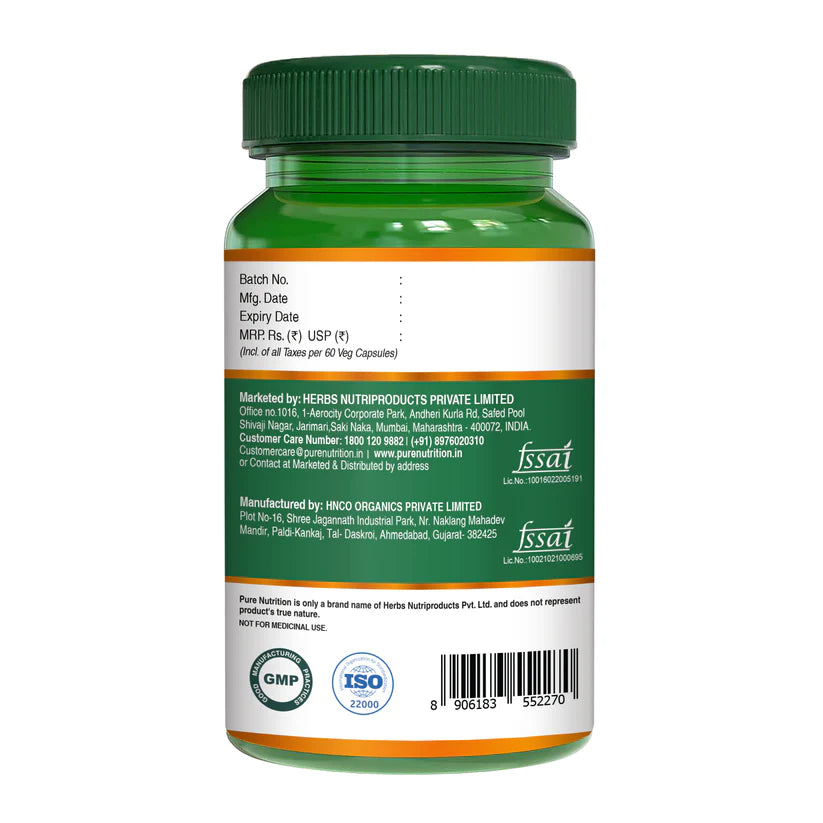 Boswellia Serrata Extract | Bone &amp; Joint Health – No Artificial Colors, preservatives, Or No Additives – Pure Nutrition – 450mg – 60 Vegetarian Tablets