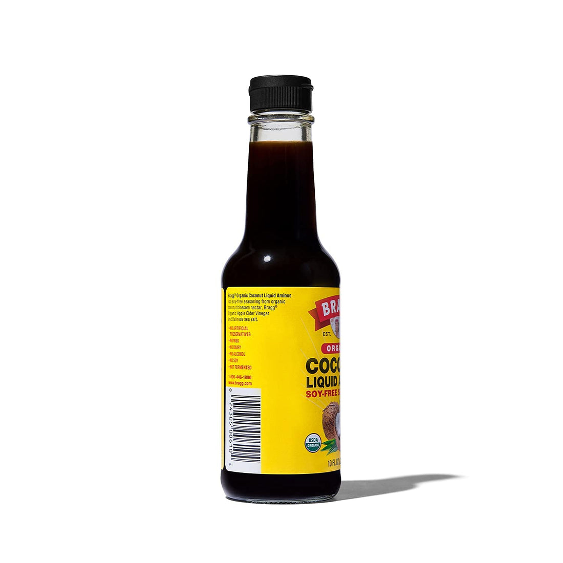 Coconut Liquid Amino |  USDA Organic - Vegan, Gluten Free, Dairy Free &amp; Soy Free - Bragg - 296ml