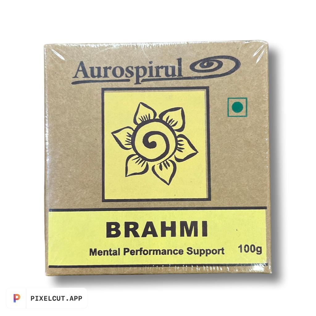 Brahmi | (Memory Booster, Mind Alert Promoter And Helping With Concentration) - Mental Performance Support - Aurospirul - 100gm