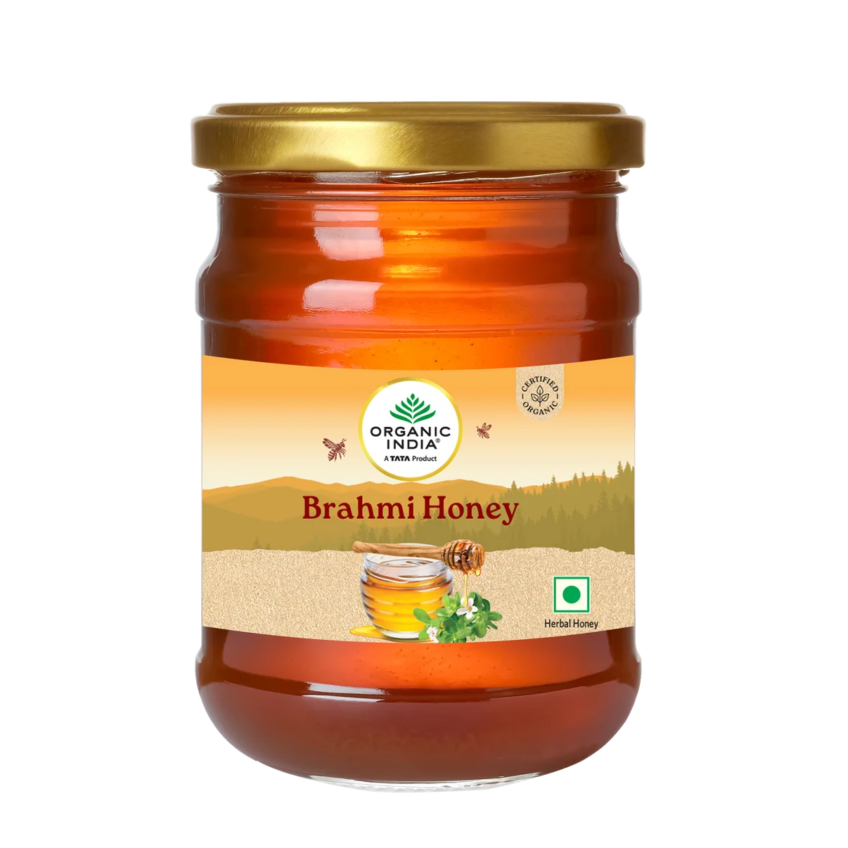 Honey | Brahmi Honey-Goodness of Antioxidants -No preservatives- Organic India - 125gm