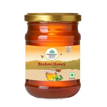 Honey | Brahmi Honey-Goodness of Antioxidants -No preservatives- Organic India - 125gm