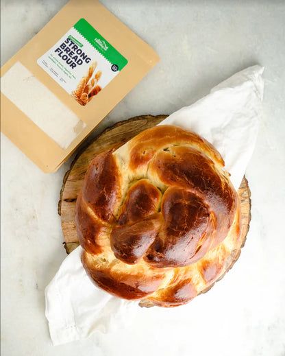 Bread Flour | Strong - For Artisan Breads, Baguettes, Buns, Sourdough, Focaccia &amp; Bagels - Unbleached - 13.1% Protein - Natural – Zero Added Preservatives – Raw Himalayas – 1000gm